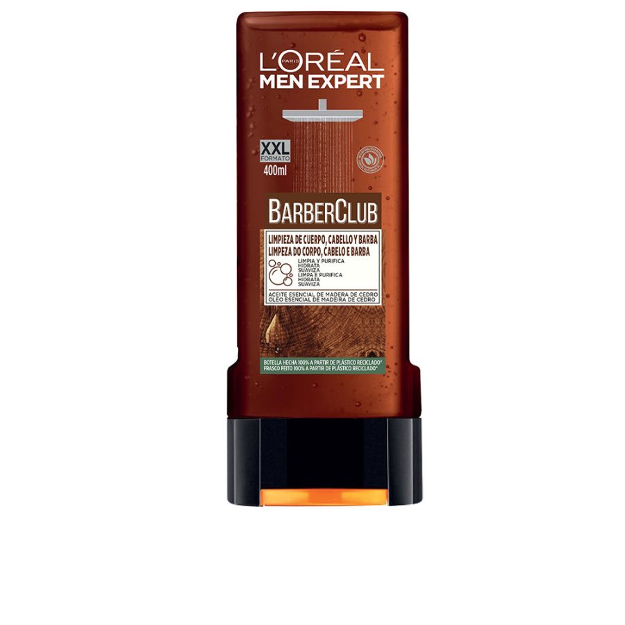 L'orÉal paris MEN EXPERT BARBER CLUB gel ducha aceite esencial 400 ml