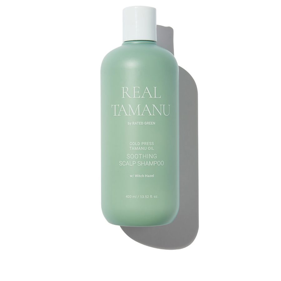 Rated green REAL TAMANU cold press tamanu oil soothing scalp shampoo 400 ml