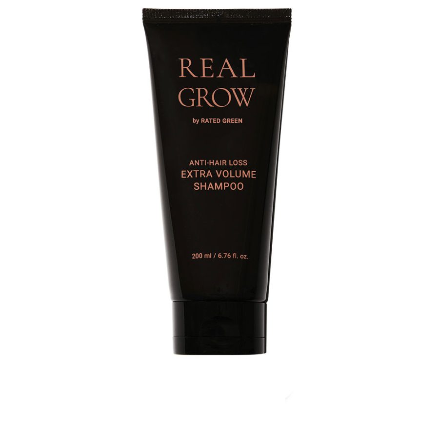 Rated green REAL GROW anti hair loss extra volume shampoo 200 ml