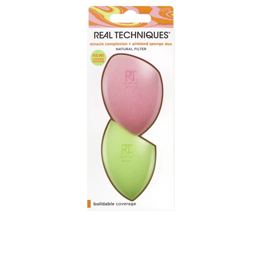 Real techniques MIRACLE COMPLEXION + AIRBLEND sponge duo limited edition 2 u