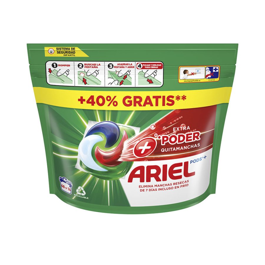 Ariel ARIEL PODS EXTRA POWER STAIN REMOVER 3in1 detergent caps