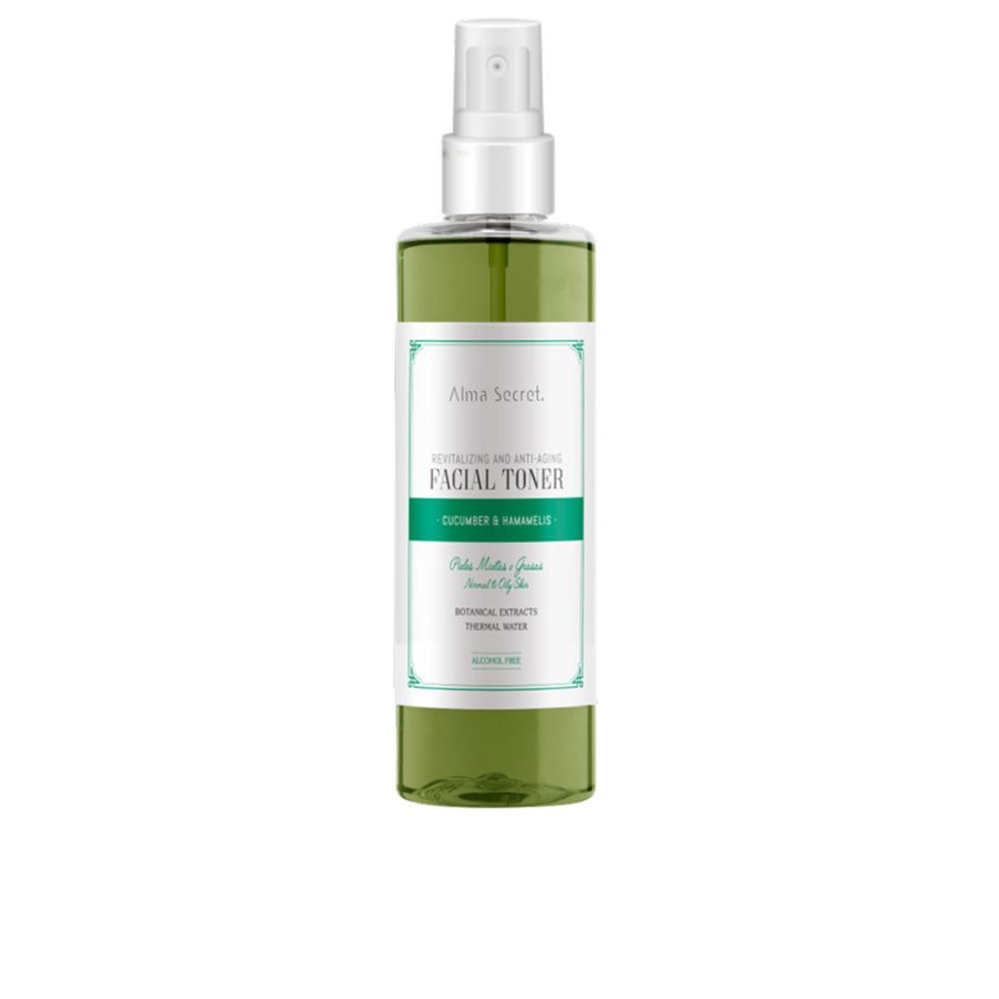 Alma secret Revitalizing and anti-aging FACIAL TONER with cucumber & witch hazel 200 ml