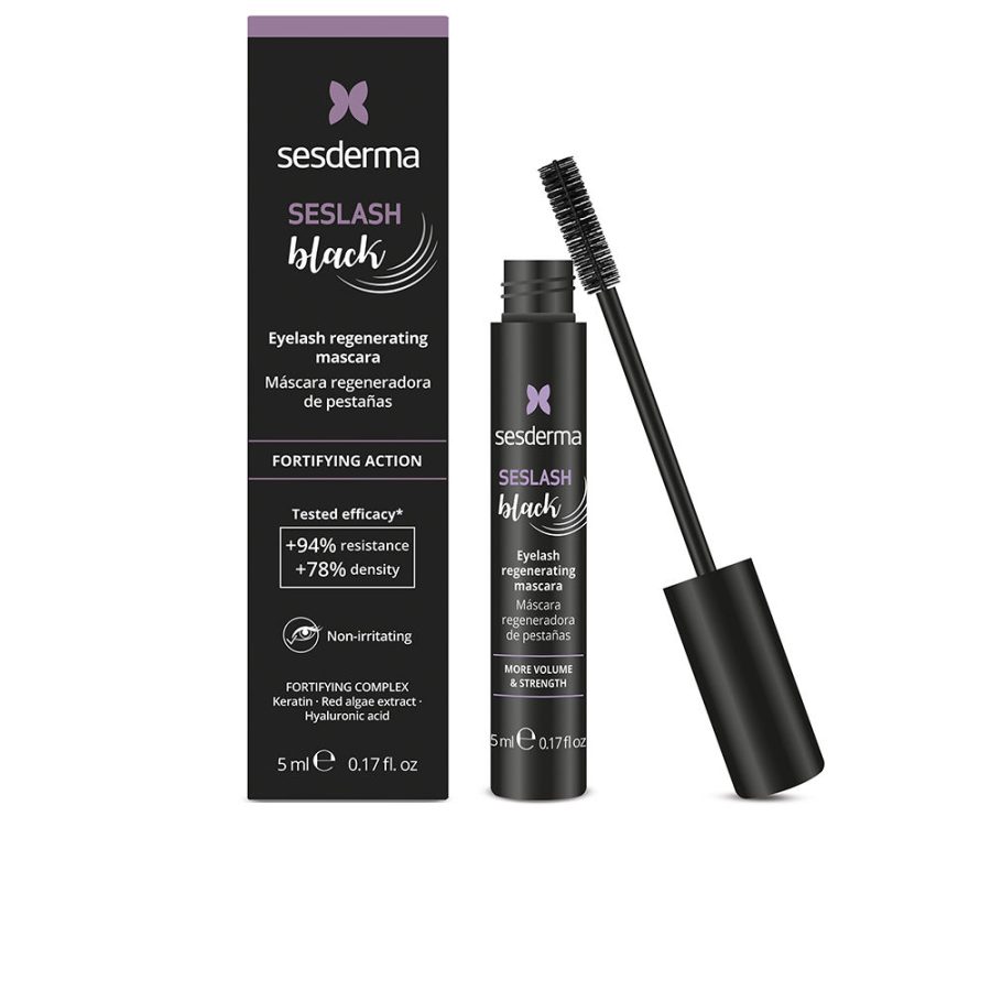 Sesderma SESLASH BLACK regenerating mascara for eyelashes #black 5 ml