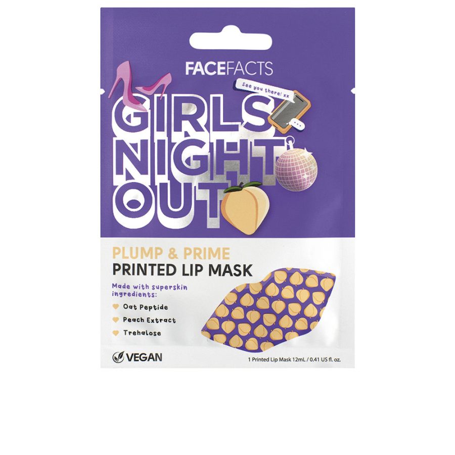 Face facts GIRLS NIGHT OUT printed lip mask 12 ml