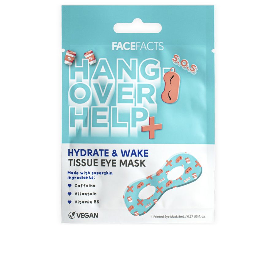 Face facts HANGOVER HELP+ tissue eye mask 8 ml