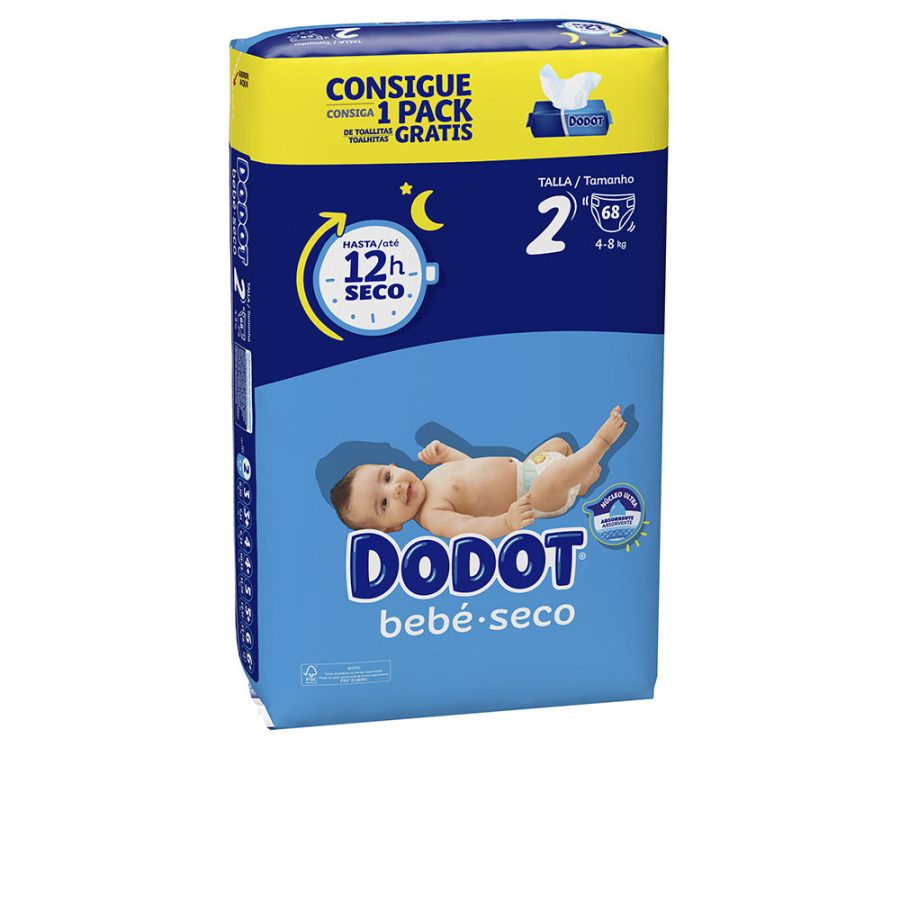 DODOT ETAPAS talla 2 pañales 4-8 kg 68 u