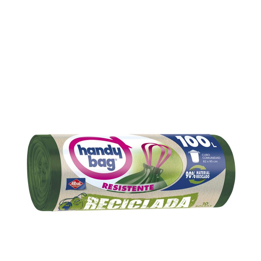 Albal RECYCLED HANDY BAG resistant garbage bag 100 liters 10 u