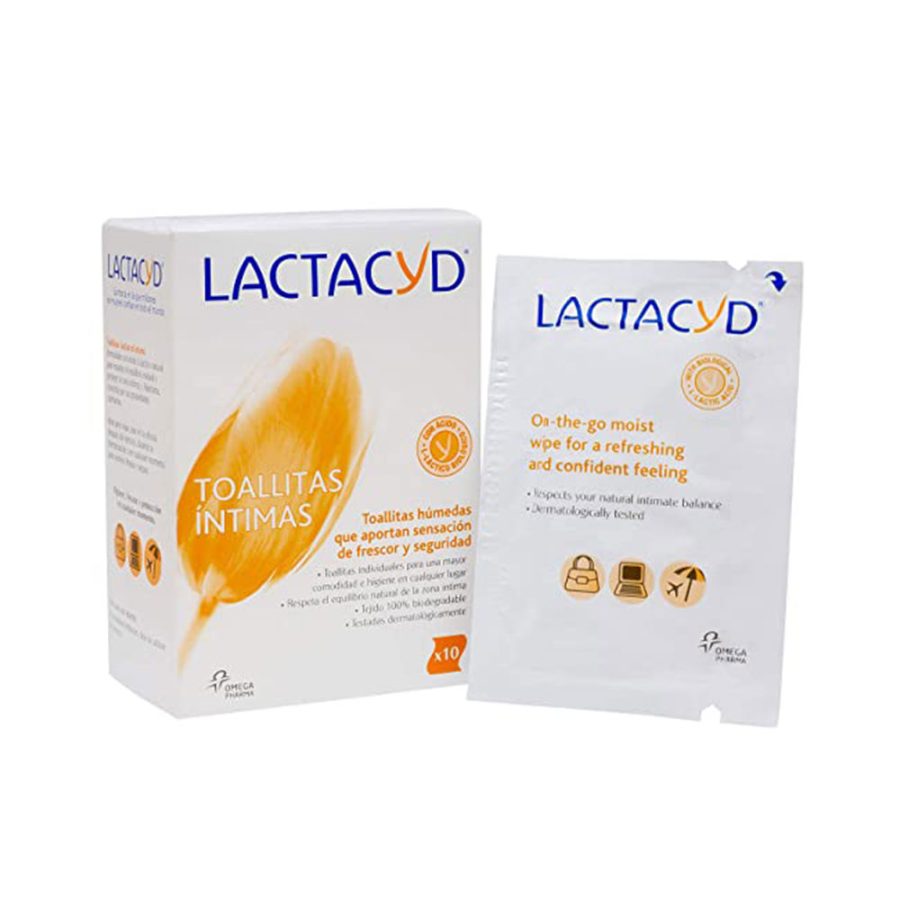 LACTACYD intimate wipes 10 u