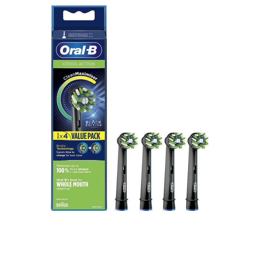 Oral-b PRO CROSS ACTION heads #black 4 pcs