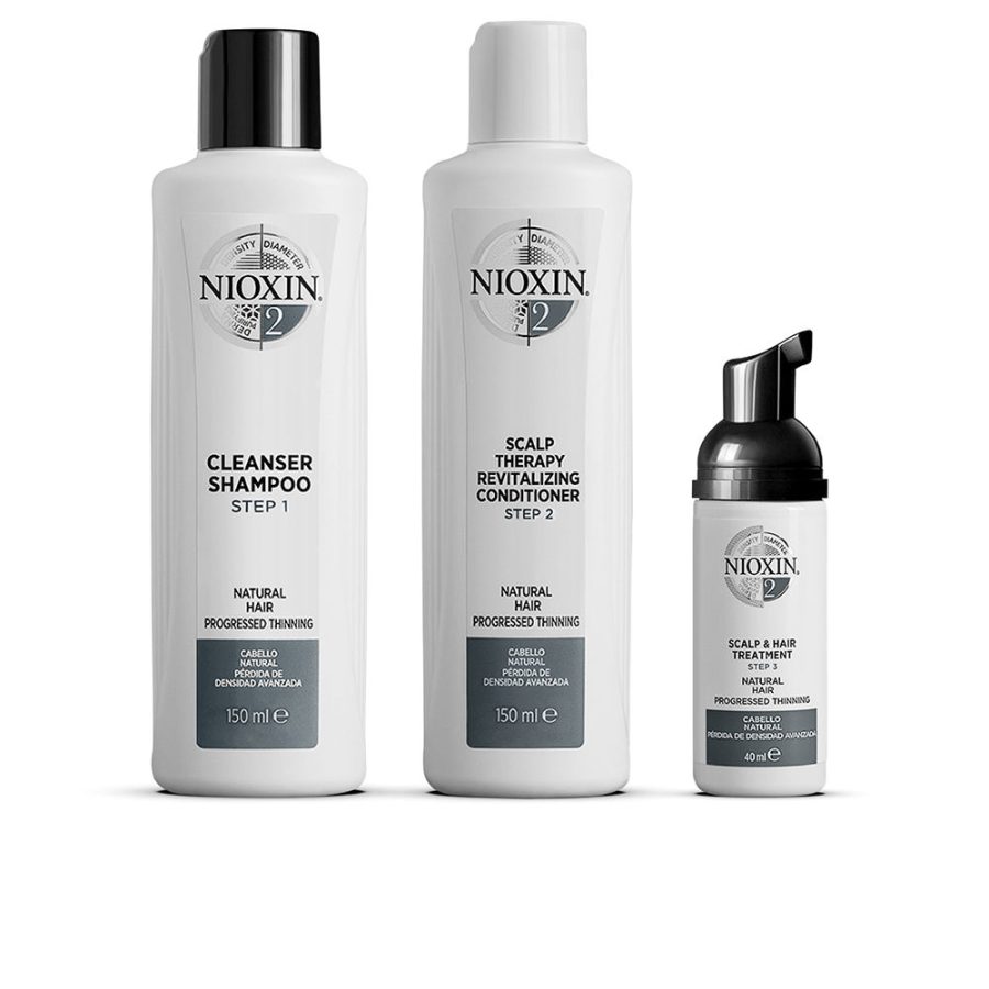 Nioxin SISTEMA 2 - Kit - Tratamiento para Cabello Natural con Pérdida de Densidad 3 stuks