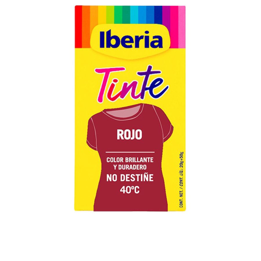 IBERIA CLOTHING DYE colorfast 40º #red 70 gr