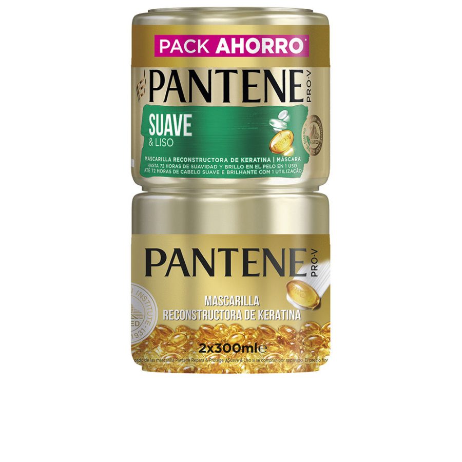 Pantene SOFT AND SMOOTH MASK LOT 2 x 300 ml