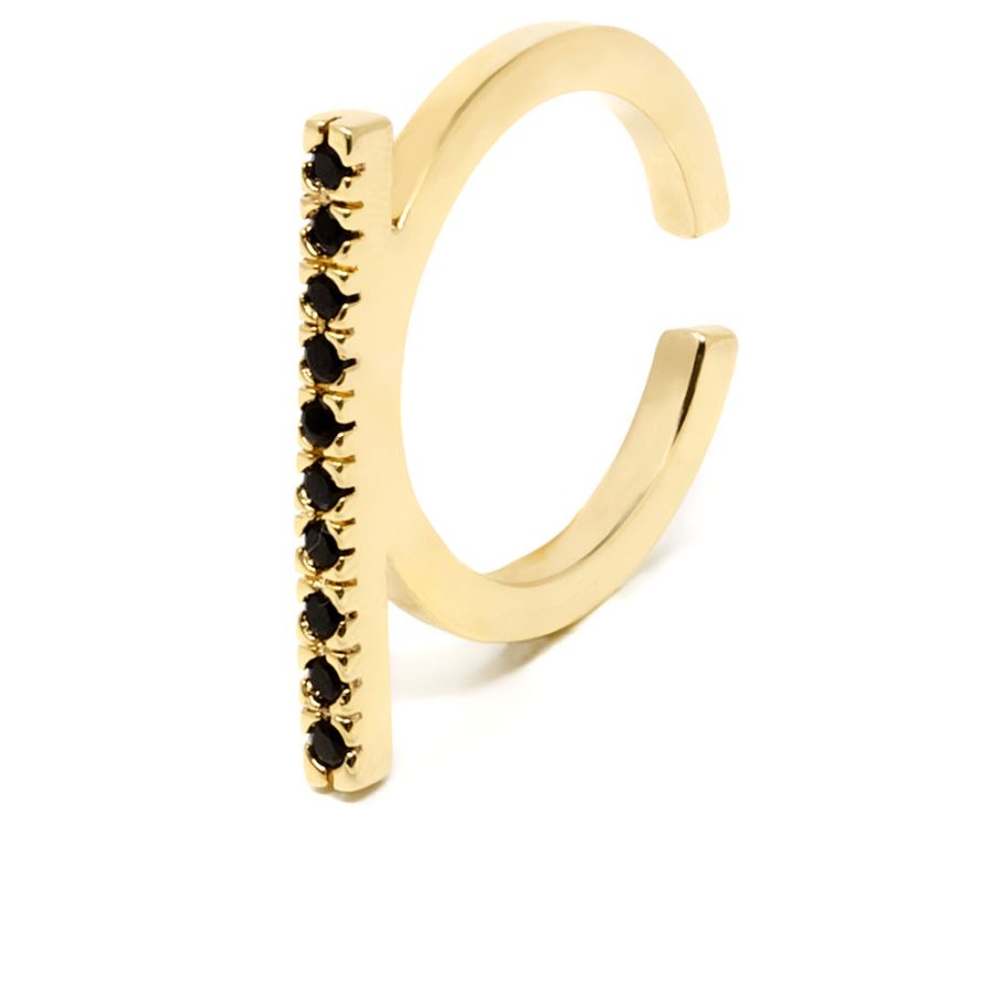 Shabama MANHATTAN BLACK ring #bright gold 1 u