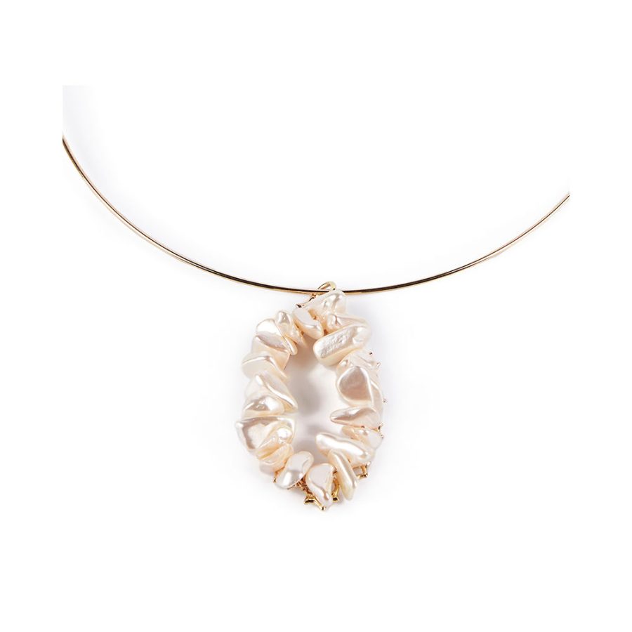 Shabama MISSISSIPPI LUXE necklace #PERLAS #shiny gold 1 u