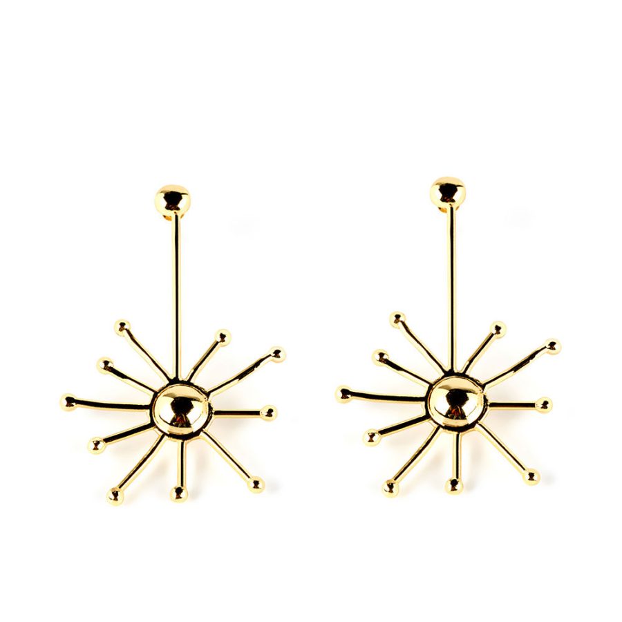 Shabama SUN earrings #shiny gold 1 u