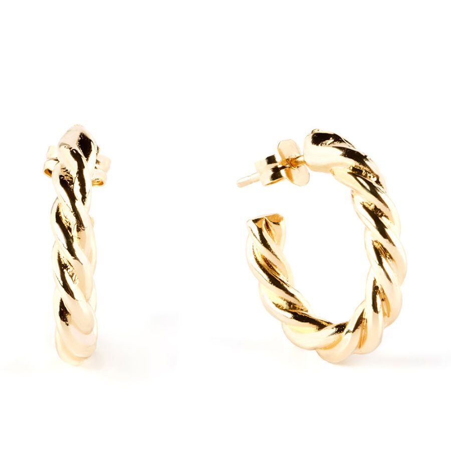 Shabama MALI earrings #shiny gold 1 u