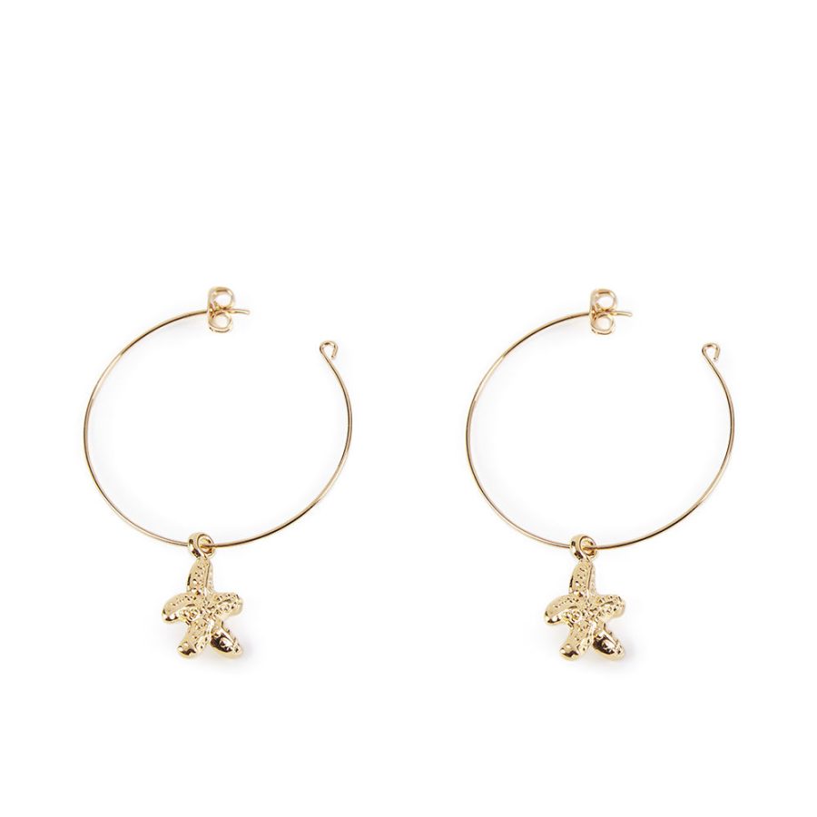 Shabama BLANCA earrings #shiny gold 1 u