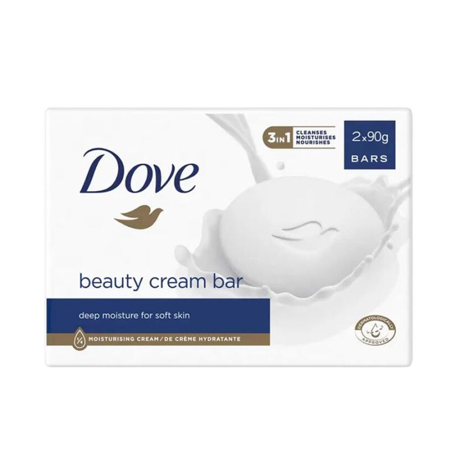 Dove MOISTURIZING CREAM SOAP PACK 2 x 90 gr