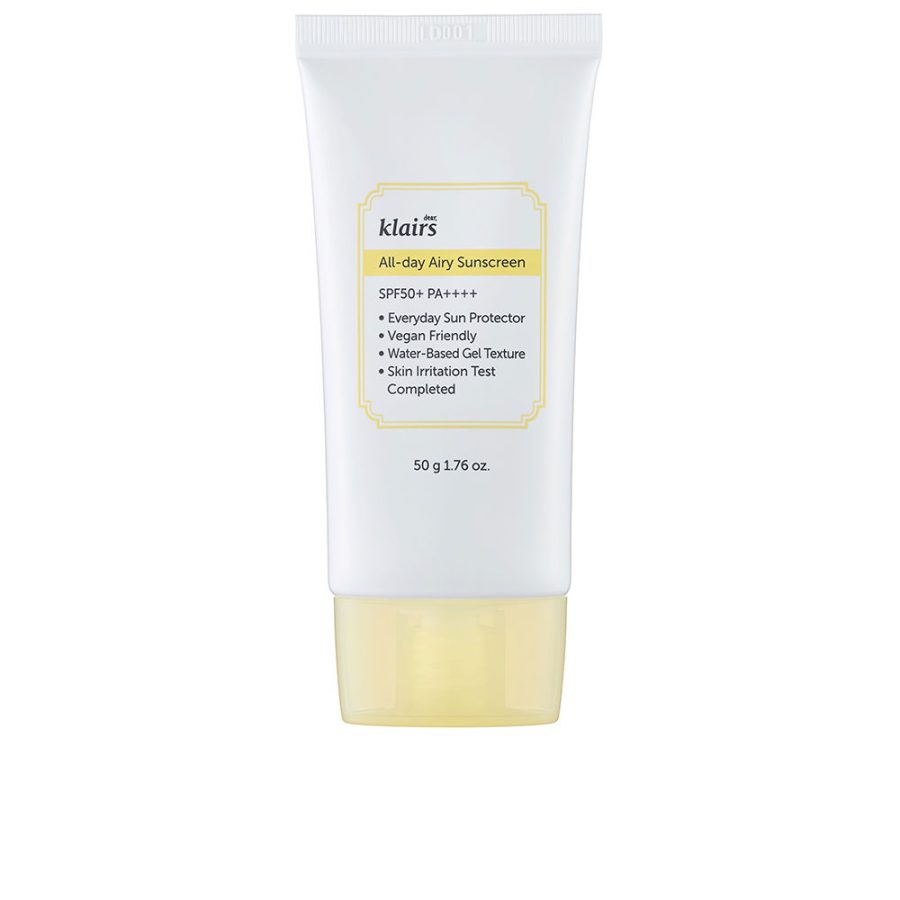 Klairs ALL-DAY AIRY sunscreen SPF50+ 50 gr