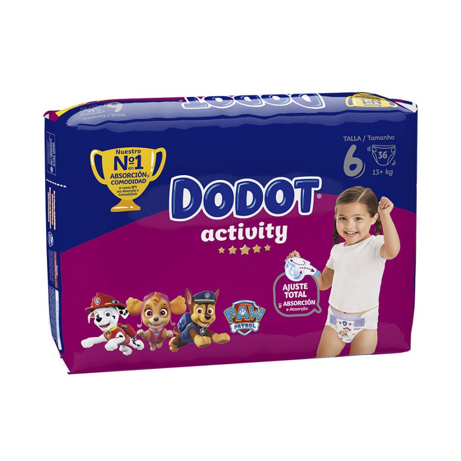 DODOT ACTIVITY size 6 diapers +13 kg 36 u