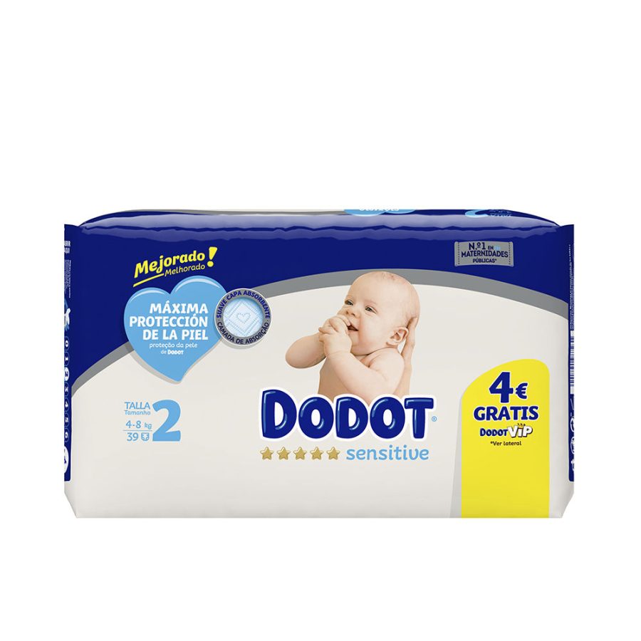 DODOT SENSITIVE maat 2 luiers 4-8 kg 39 u