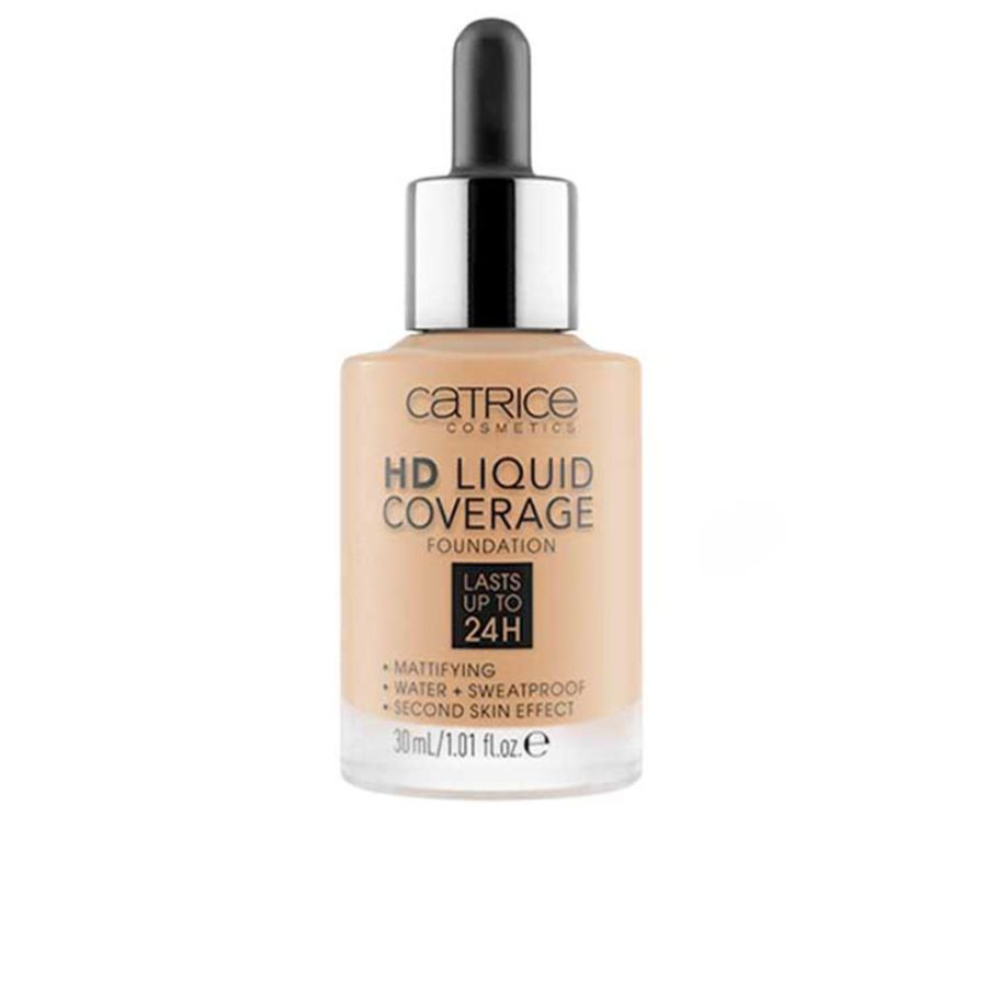 Catrice HD LIQUID COVERAGE FOUNDATION lasts up to 24h