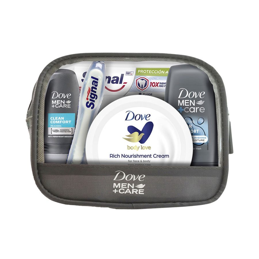 Dove MEN'S TRAVEL NECESSITY BAG LOT 6 pcs