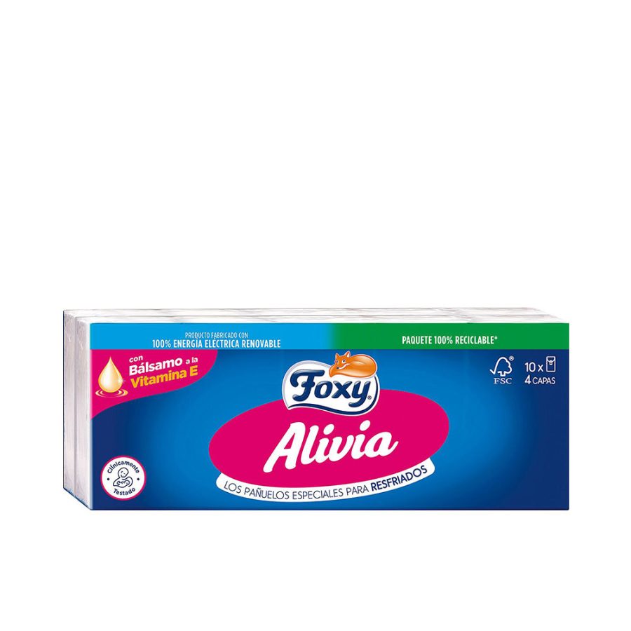 Foxy RELIEVES nasal care tissues 10 x 9 u