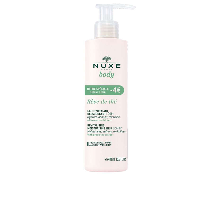 Nuxe RÊVE DE THÉ revitaliserende vochtinbrengende melk 24h 400 ml