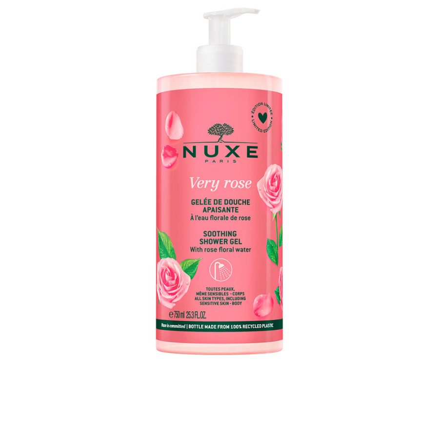 Nuxe VERY ROSE soothing shower gel 750 ml