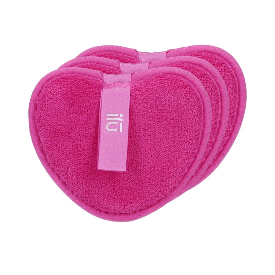 IlŪ MAKEUP REMOVER DISCS pink heart 3 u