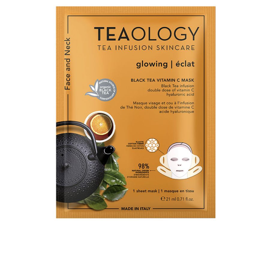 Teaology FACE AND NECK black tea vitamin C mask 21 ml