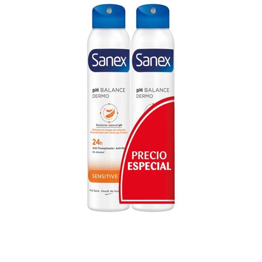 Sanex DERMO SENSITIVE deodorant spray duo 2 x 200 ml