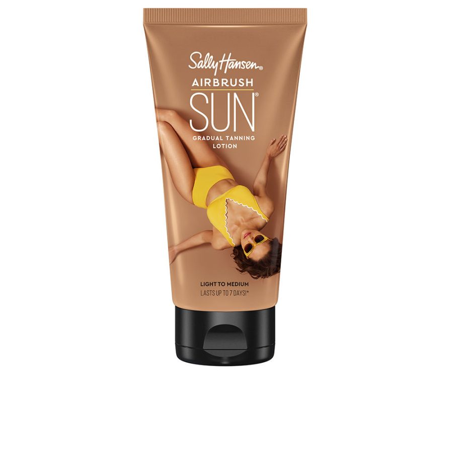 Sally hansen AIRBRUSH SUN loción bronceadora gradual #Light to medium 175 ml