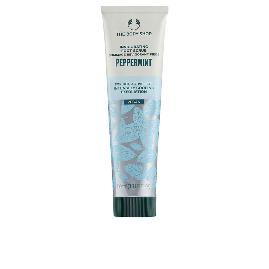 The body shop PEPERMUNT verlevendigende puimsteen voetscrub 100 ml