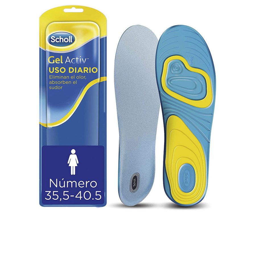 Scholl ACTIV GEL DAILY USE women's insoles comfort and odor absorption #Size 35.5-40.5 1 u