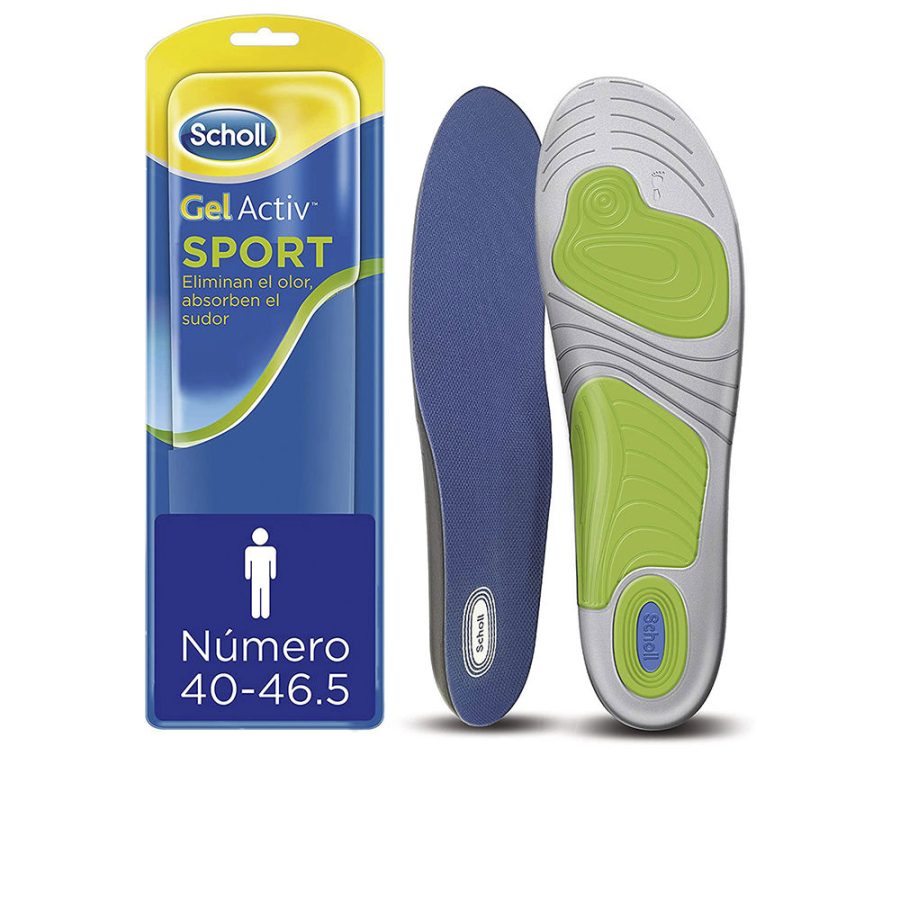 Scholl GEL ACTIV SPORT men's insoles cushioning and odor absorption #Size 40-46.5 1 stuk