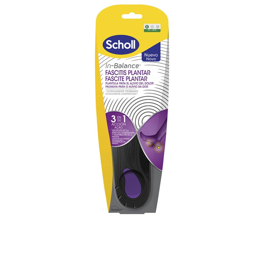 Scholl PLANTAR FASCITIS anti-pain insoles with in-balance 3 in 1 technology #Size 1 stuk