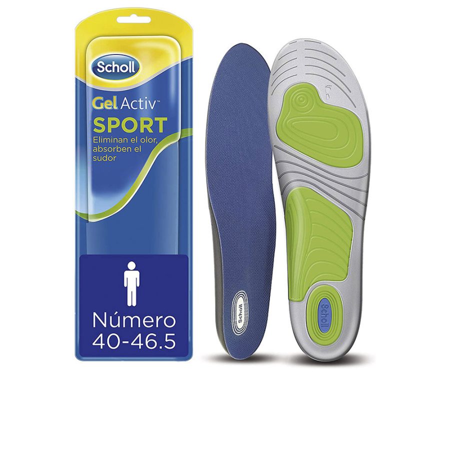 Scholl GEL ACTIV SPORT men's insoles cushioning and odor absorption #Size 40-46.5 1 stuk