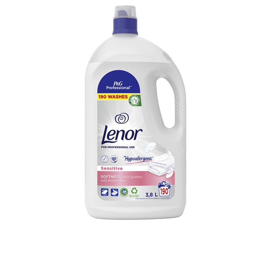 LENOR PROFESSIONAL SENSITIVE liquid softener 190 doses