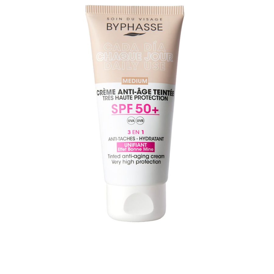 Byphasse Anti-aging FACIAL CREAM with color SPF50+ 50