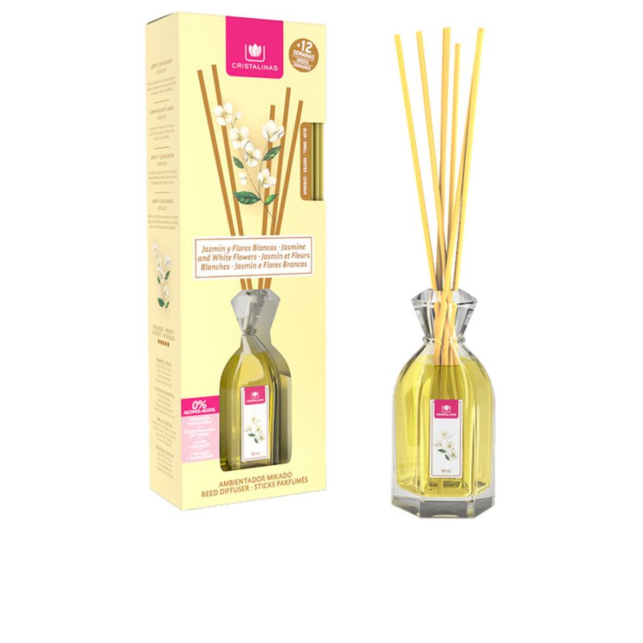 Cristalinas MIKADO air freshener 0% #jasmin and white flowers 90 ml