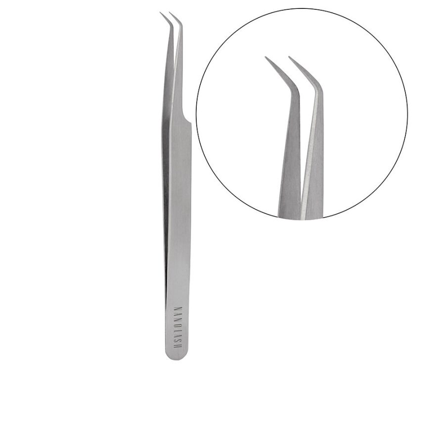 Nanolash L SHAPE eyelash tweezers 1 u