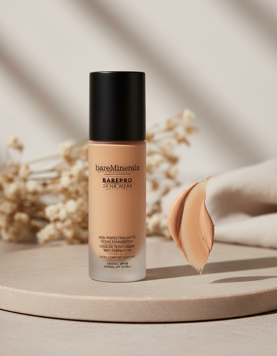 BAREPRO 24HR WEAR matte liquid foundation SPF20 #Medium 30 Cool 30 ml 2 BAREPRO 24HR WEAR matte liquid foundation SPF20 #Medium 30 Cool 30 ml - Image 2