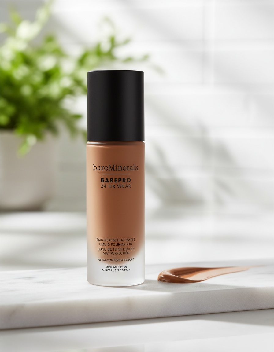 BAREPRO 24HR WEAR matte liquid foundation SPF20 #Medium 35 Neutral 30 ml 2 BAREPRO 24HR WEAR matte liquid foundation SPF20 #Medium 35 Neutral 30 ml - Image 2