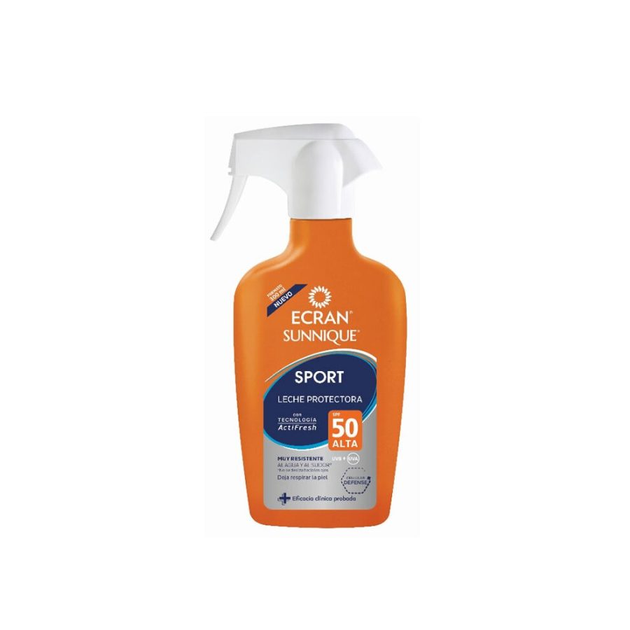 ECRAN SUNNIQUE SPORT leche protect SPF50 pistola 300 ml