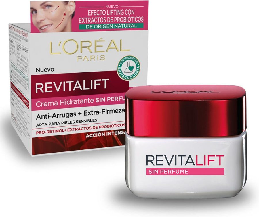 L'orÉal paris REVITALIFT SIN perfume piel sensible antiarrugas SPF15 50 ml