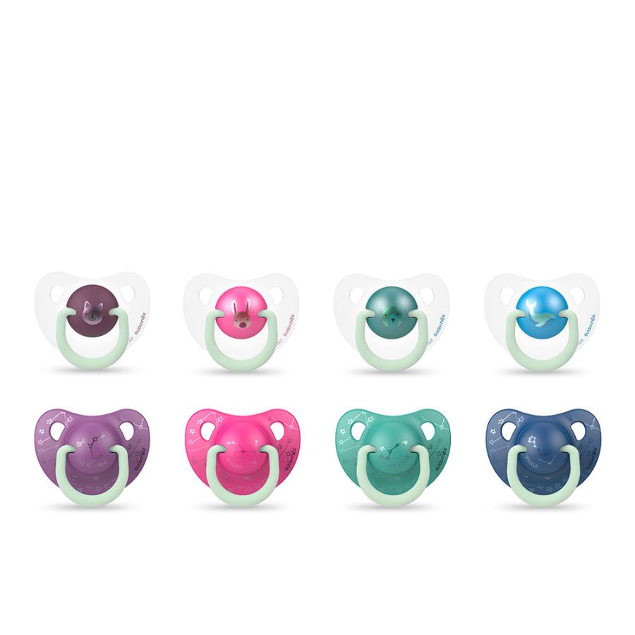 Pacifiers Night & Day Babies 6-18 Months 2 Units