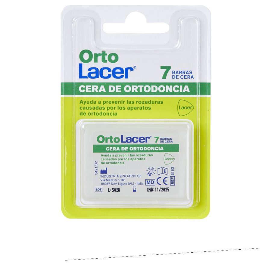 Lacer ORTOLACER cera de ortodoncia 7 barras