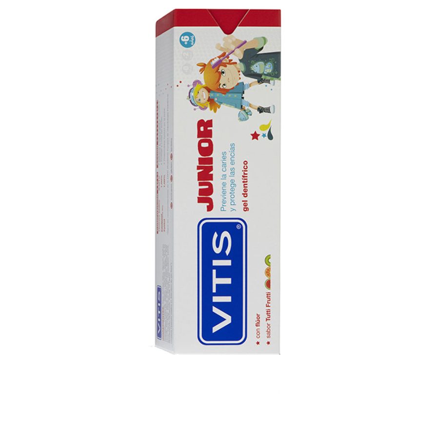 Vitis JUNIOR toothpaste gel with fluoride #Tutti Frutti 75 ml